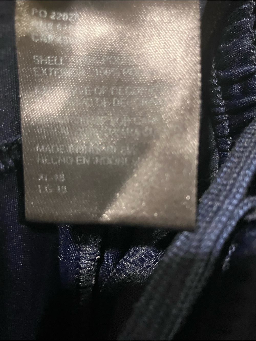 Vintage Y2K Adidas Navy Green 3 Stripe Track Pants - Picture 6 of 6